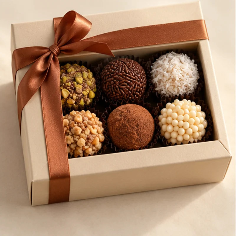 Caixa presente com 6 doces
